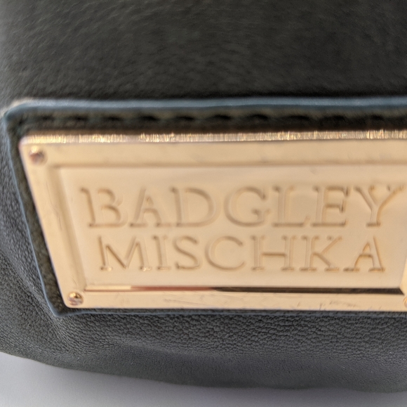 Badgley Mishka Forest Green Pleated leather bag - Picture 6 of 11